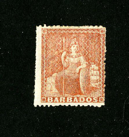 Barbados Stamps # 17 F-VF Full OG Scott Value $175.00