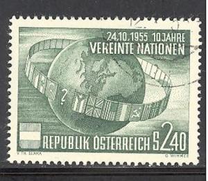 Austria 608 used SCV $ 3.50 (RS)