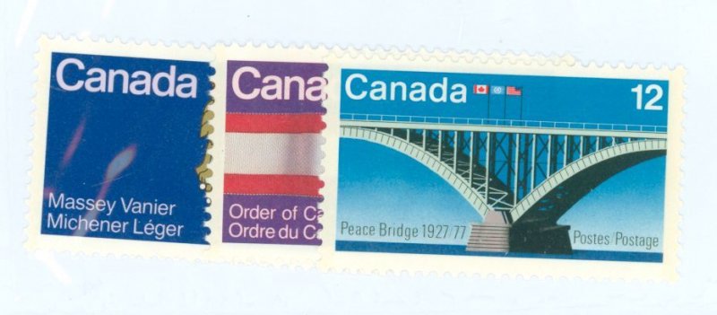 Canada #735-737  Single (Complete Set)