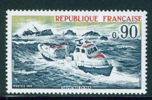 France Scott 1401 MNH** Sea Rescue Boat 1974