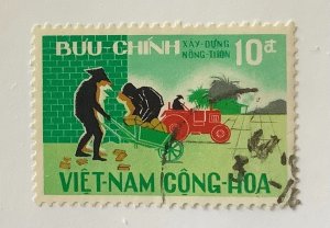 South Vietnam 1968 Scott 324 used - 10d,  Rural Development