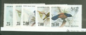 Sri Lanka #691-694/877  Single (Complete Set)