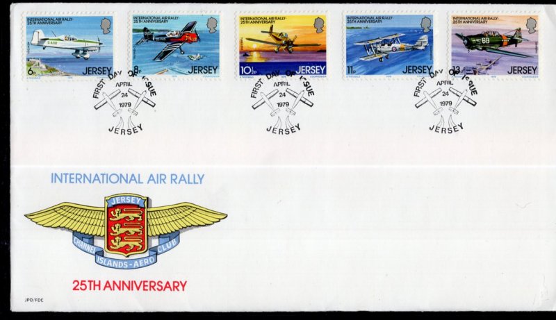 Jersey 208-212 Airplanes U/A FDC