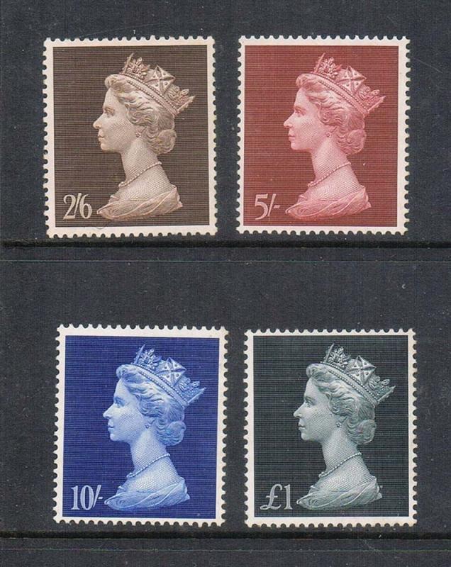 Great Britan 1969 QEII SG 787-790 set of 4 MNH