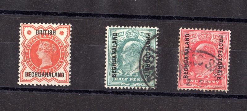 Bechuanaland QV/KEVII Small Collection Mint/Fine Used X6513