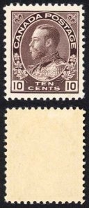 Canada SG210 10c brownish purple Very Fine M/M (HM) Unitrade Cat 400