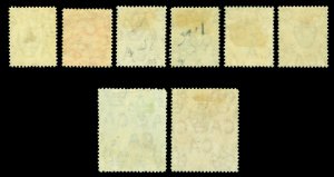 FALKLAND ISLANDS 1904-07 KEVII  complete set  Scott # 22-29 (SG 43-50) mint MH