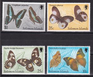 Solomon Isl, Fauna, Butterflies MNH / 1982