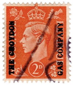 (I.B) George VI Commercial Overprint : The Croydon Gas Company
