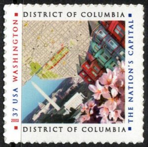 USA Sc. 3813 37c District of Columbia 2003 MNH single
