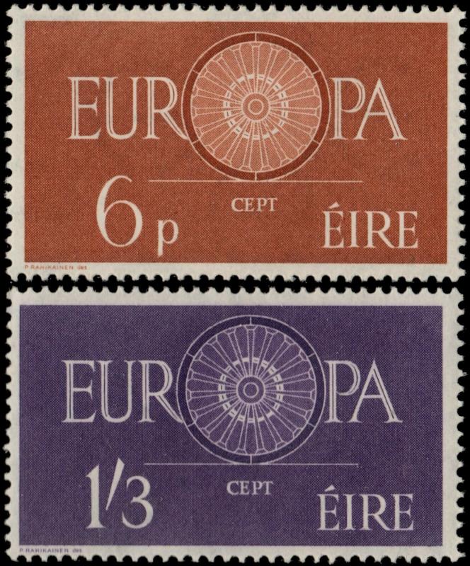 ✔️ IRELAND 1960 - EUROPA CEPT TOP SET - SC. 175/176 MNH OG [IR0146]