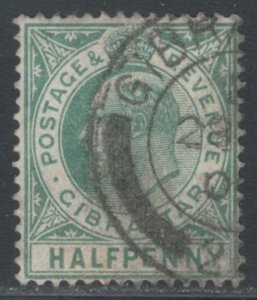 Gibraltar 1907 King Edward VII 1/2p Scott # 49 Used