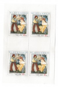 Slovakia 2001 MNH Mini Sheet Stamps Scott 389 Art from National Gallery