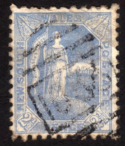 1890, New South Wales, 2 1/2p, Used, Sc 89