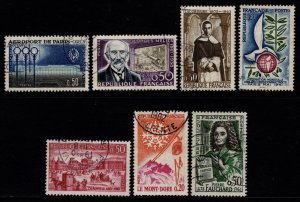 France 1961 various single stamp commemoratives [Used]