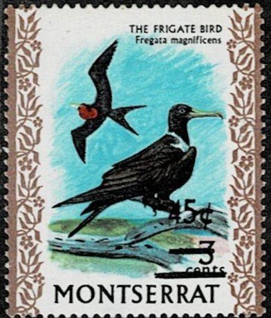 Montserrat 1970 Frigate Bird MNH