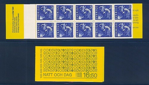 SWEDEN SC# 1376a BOOKLET - MNH