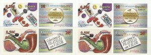 SPAIN 2015. European Convention for Collectors Ed# 4943/46. Booklet 8 stampsNHM