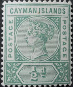 Cayman Islands 1900 QV HalfPenny SG 1 mint