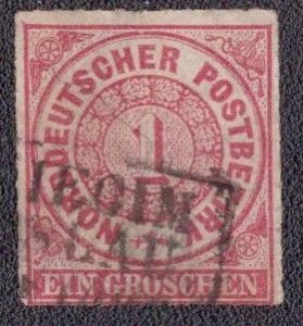 North German Confederation - 4 1868 Used