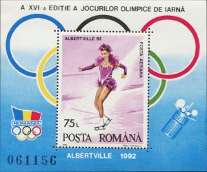 Romania 1992 MNH Stamps Scott 3721 Souvenir Sheet Sport Olympic Games