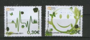 MONTENEGRO-MNH** SET-PROTECTION OF NATURE-2011.