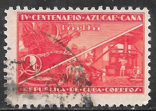 Cuba 338: 2c Sugarcane, used, F-VF