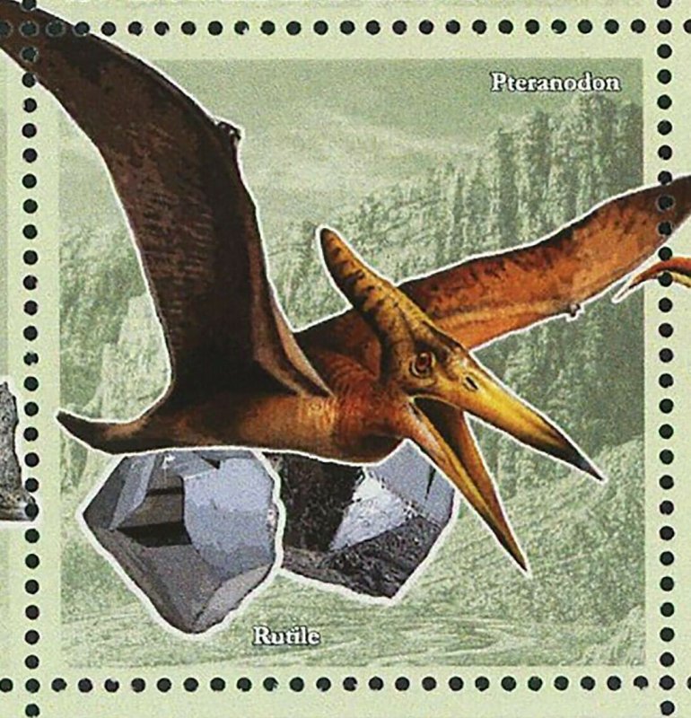 Dinosaur Stamp Prehistoric Animals Pachycephalosaurus S/S MNH #2769-2772