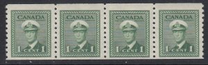 Canada, Sc 263 (SG 389), MNH strip of four