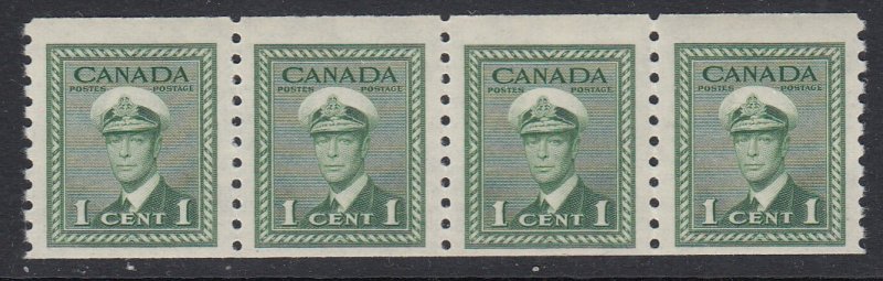 Canada, Sc 263 (SG 389), MNH strip of four