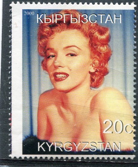 Kyrgyzstan 2000 MARILYN MONROE Stamp Perforated Mint (NH)