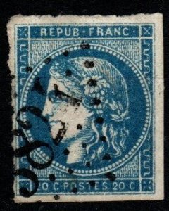 France #45 F-VF Used CV $16.00 (X4862)