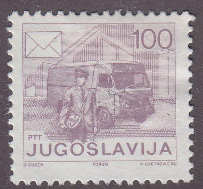 Yugoslavia 1802 Mail Delivery Vehicle 1987