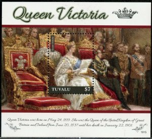 TUVALU 2019  200th BIRTH OF QUEEN  VICTORIA SOUVENIR  SHEET MINT NH