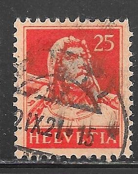 Switzerland 177: 25c William Tell, used, F-VF