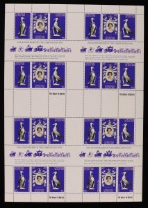 CHRISTMAS ISLANDS 1978 QEII 45c Silver Jubilee uncut sheet. MNH **. Scarce.