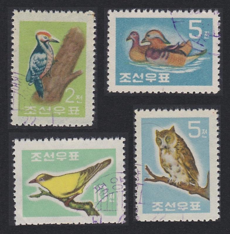 North Korea Birds 4v CTO SG#N268/N270 SC#261-64