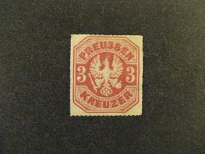 Germany-Prussia #25 mint hinged thin spots a22.6 3933