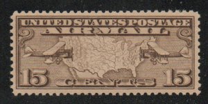 USA #C8 XF OG NH, rich color, nice margins, SELECT!