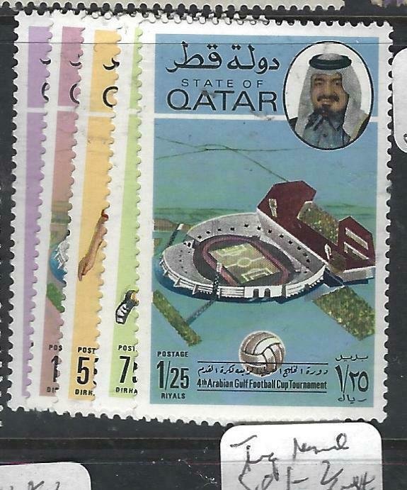 QATAR  (PP1806B)  FOOTBALL SG 586-7, 589-1  MNH