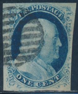 #9 RECUT TOP & BOTTOM VF+ USED GEM WITH BLACK GRID CANCEL CV $130+ AU537