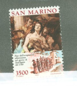 San Marino #1197  Single (Complete Set)