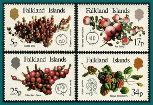 Falkland Islands 1983 Native Fruits, MNH  #379-382,SG459-SG462