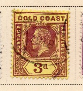 Gold Coast 1913-16 Early Issue Fine Used 3d. NW-218732