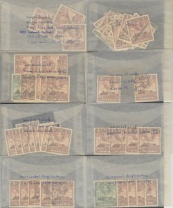 Malta, 1938-48 1/2p King George VI Issues - Plate Varieties and Flaws, Over 100