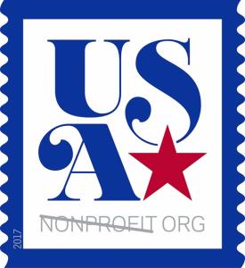 2017 5c Red, White & Blue, U.S.A., Non-Profit Organization Scott 5172 Mint VF NH