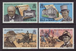 Isle of Man 48-51 Chrurchill MNH VF