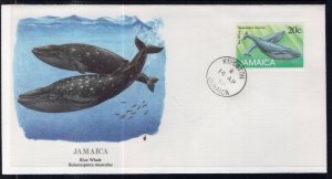 Jamaica 683 Whale Fleetwood U/A FDC