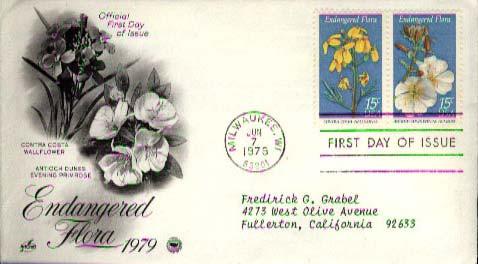 United States, First Day Cover, Flowers