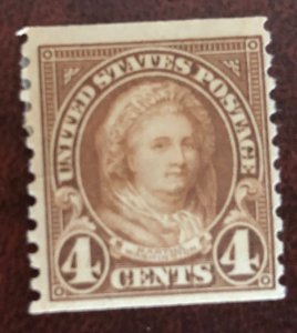 USA scott# 601 Mint Hinged in very fine condition